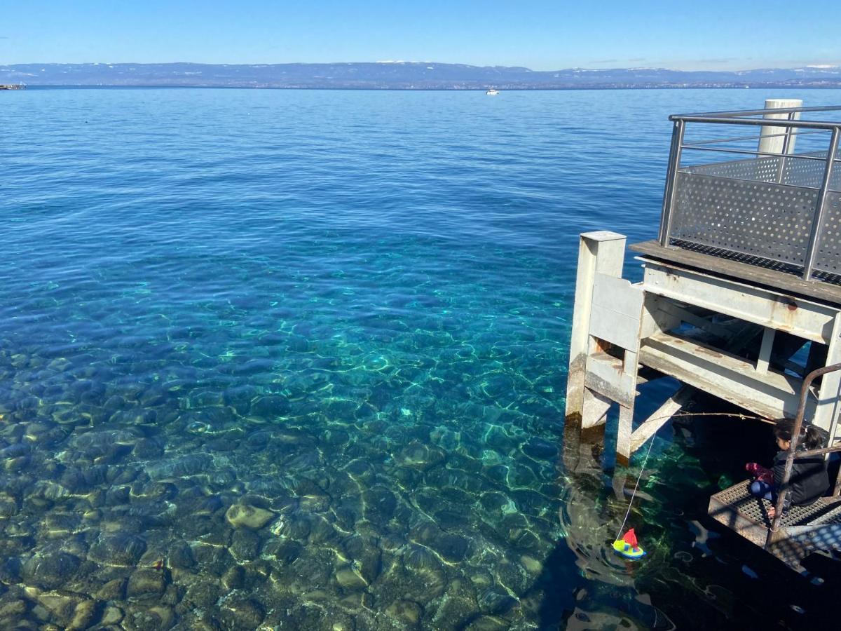 Bord De Lac,2 Chambres Superbe Vue Lac 5Mn Evian Lugrin Exterior foto